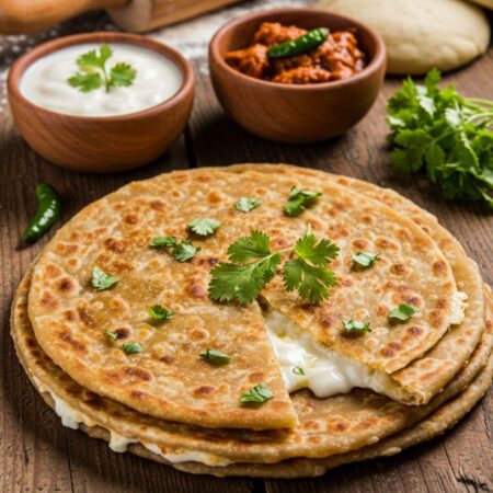 Cheese Parantha set